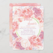 花のささやき 招待状 (正面/裏面)