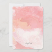 花のささやき 招待状 (裏面)