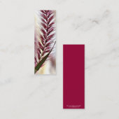 花のしおり スキニー名刺 (正面/裏面)