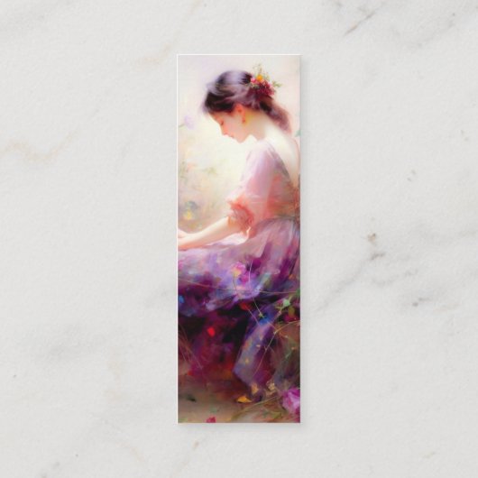 花のしおり スキニー名刺 (裏面)