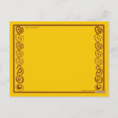 花のしおり（毛布） ポストカード (裏面)