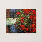 花のつぼの花を絵を描くゴッホのヴィンテージ ジグソーパズル (横)