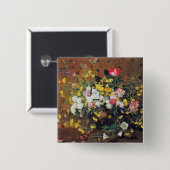 花のつぼ 缶バッジ (正面&裏面)