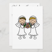 花のつる花 招待状 (正面/裏面)