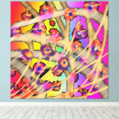 花のつる キャンバスプリント (インサイチュ (ウッドフロア))