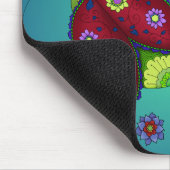 花のてんとう虫のマウスパッド マウスパッド (コーナー)