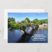 花のはがきの橋のための冒険 ポストカード (正面/裏面)