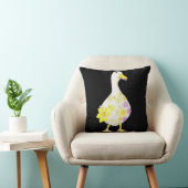 花のようなダッキー気分 クッション (椅子)