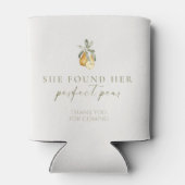 花のようなパーフェクトな梨のブライダルシャワー 缶クーラー (裏面)