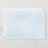 花のようなピンクのボタニカルエレガントな芍薬の花 招待状 (裏面)