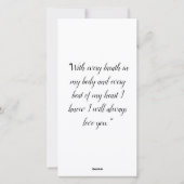 花のような純愛 シーズンカード (裏面)