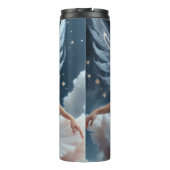 花のような翼のダンシンを持つ優雅なバレリーナ タンブラー (裏面)