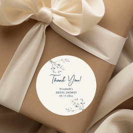 花のような青い冬の植物の美しさに感謝 ラウンドシール