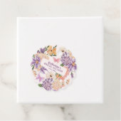 花のような 夢のような庭の蝶 ブライダルシャワー フェイバータグ (インサイチュ)