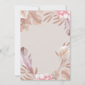 花のような 招待状 (正面)