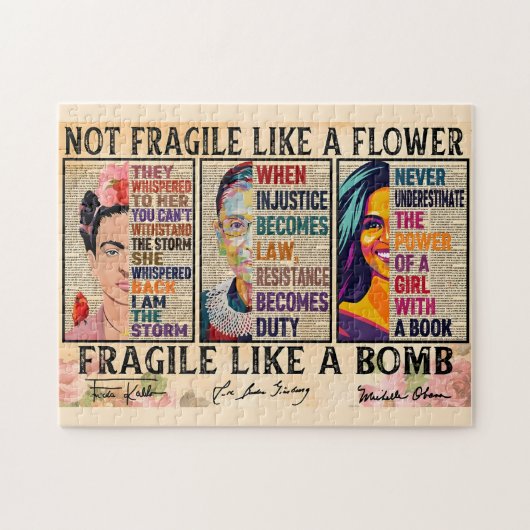 花のようにもろくない ジグソーパズル (横)