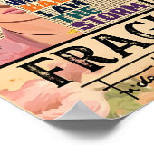 花のように壊れにくく、爆弾のように壊れやすい ポスター (角)