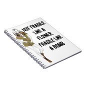 花のように壊れにくく、爆弾T-Sのように壊れやすい ノートブック (右側)