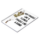 花のように壊れにくく、爆弾T-Sのように壊れやすい ノートブック (左側)