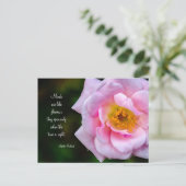 花のように心を開く ポストカード (スタンド正面)