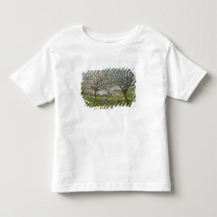 花のりんごの木 トドラーTシャツ