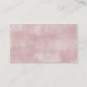 花のアイリス水彩画の名刺 名刺 (裏面)