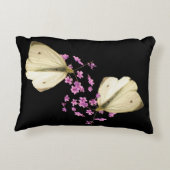 花のアクセントの枕の蝶 アクセントクッション (裏面)