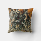 花のアート クッション (裏面)