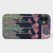 花のアールヌーボースタイルミュシャ Case-Mate iPhoneケース (裏面(横))