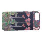 花のアールヌーボースタイルミュシャ Case-Mate iPhoneケース (裏面(横))