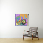 花のイメージ タペストリー (インサイチュ(横))