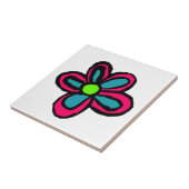 花のイラスト タイル (側面)
