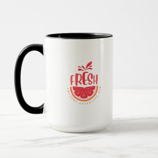 花のイラスト マグカップ (左)