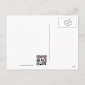 花のイースタークロス ポストカード (裏面)