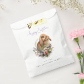 花のイースターバニー フェイバーバッグ (封をした状態)