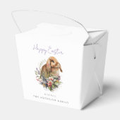 花のイースターバニー フェイバーボックス (裏面サイド)