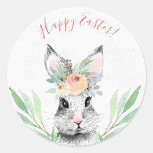 花のイースターバニー