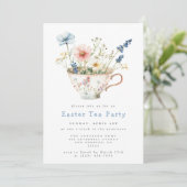 花のイースター・ティーパーティー 招待状 (スタンド正面)