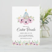 花のイースター・ブランチ招待状 招待状 (スタンド正面)
