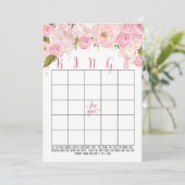 花のウェディングシャワー ビンゴカード (スタンド正面)