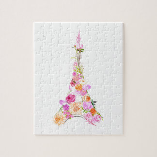 花のエッフェル塔 ジグソーパズル