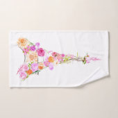 花のエッフェル塔 バスタオルセット (ハンドタオル)