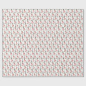 花のエッフェル塔 ラッピングペーパー (フラット)