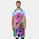 花のエプロン エプロン (着用した状態)