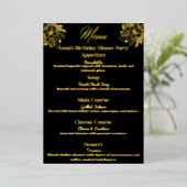 花のエレガンスパーティメニュー 箔シーズンカード (立ち正面)