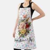 花のエレガントな母の日デザイン エプロン (インサイチュ)