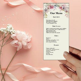 花のエレガントリングや輪水彩夕飯メニュー メニュー