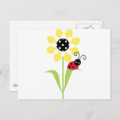 花のオオバギ ポストカード (正面/裏面)