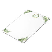 花のオリーブの木の枝 ノートパッド (アングル)