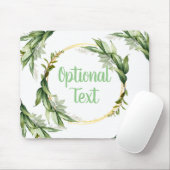 花のオリーブの木の枝 マウスパッド (マウス)